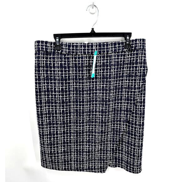 STITCH FIX NWT Skies are Blue Arisa Textured Tweed Stretch Pencil Skirt // 1X - Picture 1 of 8